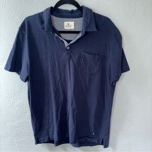 Sperry Navy Short-Sleeve Pocket Polo